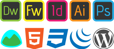 Tech skills application logos